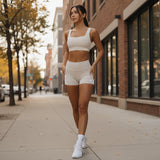 Contour Stripe Shorts